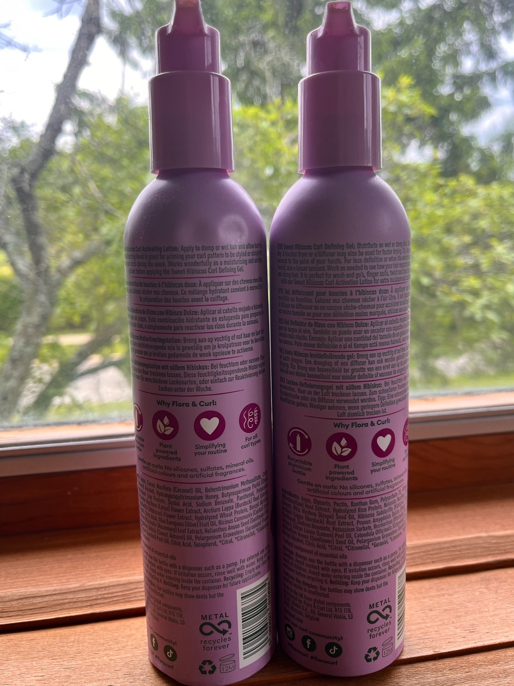Flora & Curl curl activating lotion & curl defining gel 300ml each used 1-2x! - Picture 2 of 2